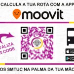 Código QR para aceder à APP Moovit